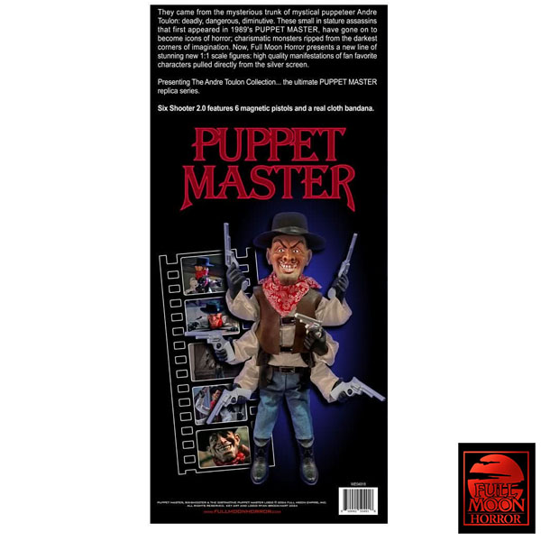 Full Moon Features Puppet Master The Andre Toulon Collection Six Shooter 1/1 Scale Limited Edition Replica